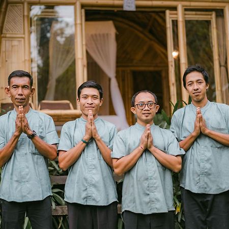Вилла Arcada Bali Bamboo House Сидемен Экстерьер фото