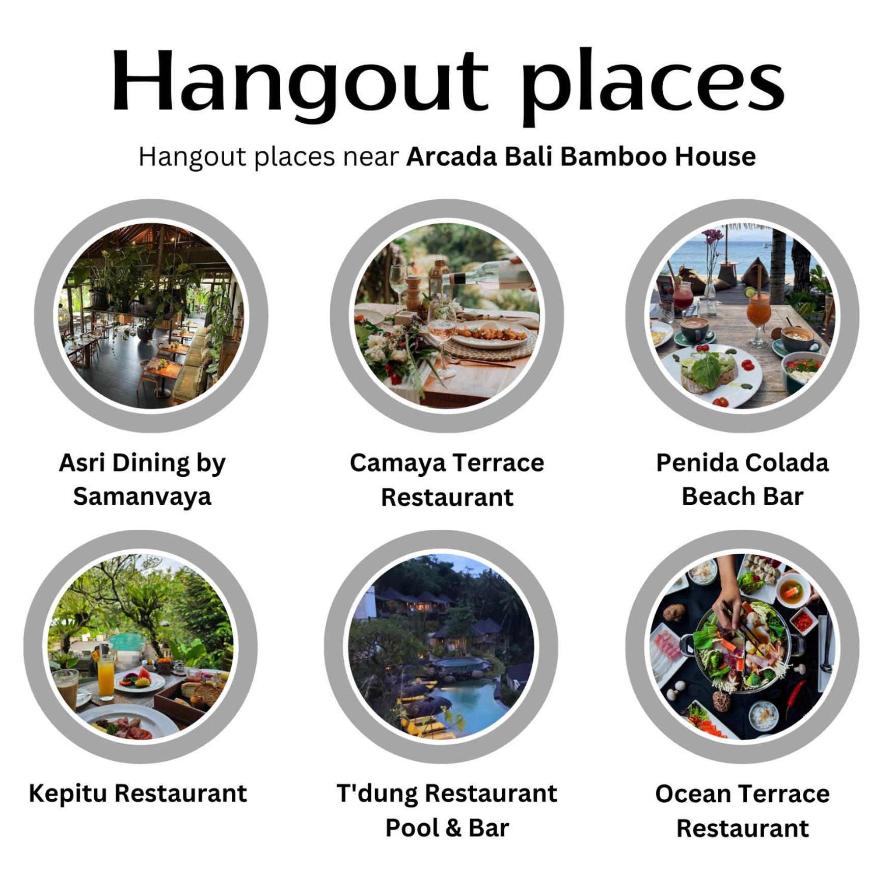 Вилла Arcada Bali Bamboo House Сидемен Экстерьер фото