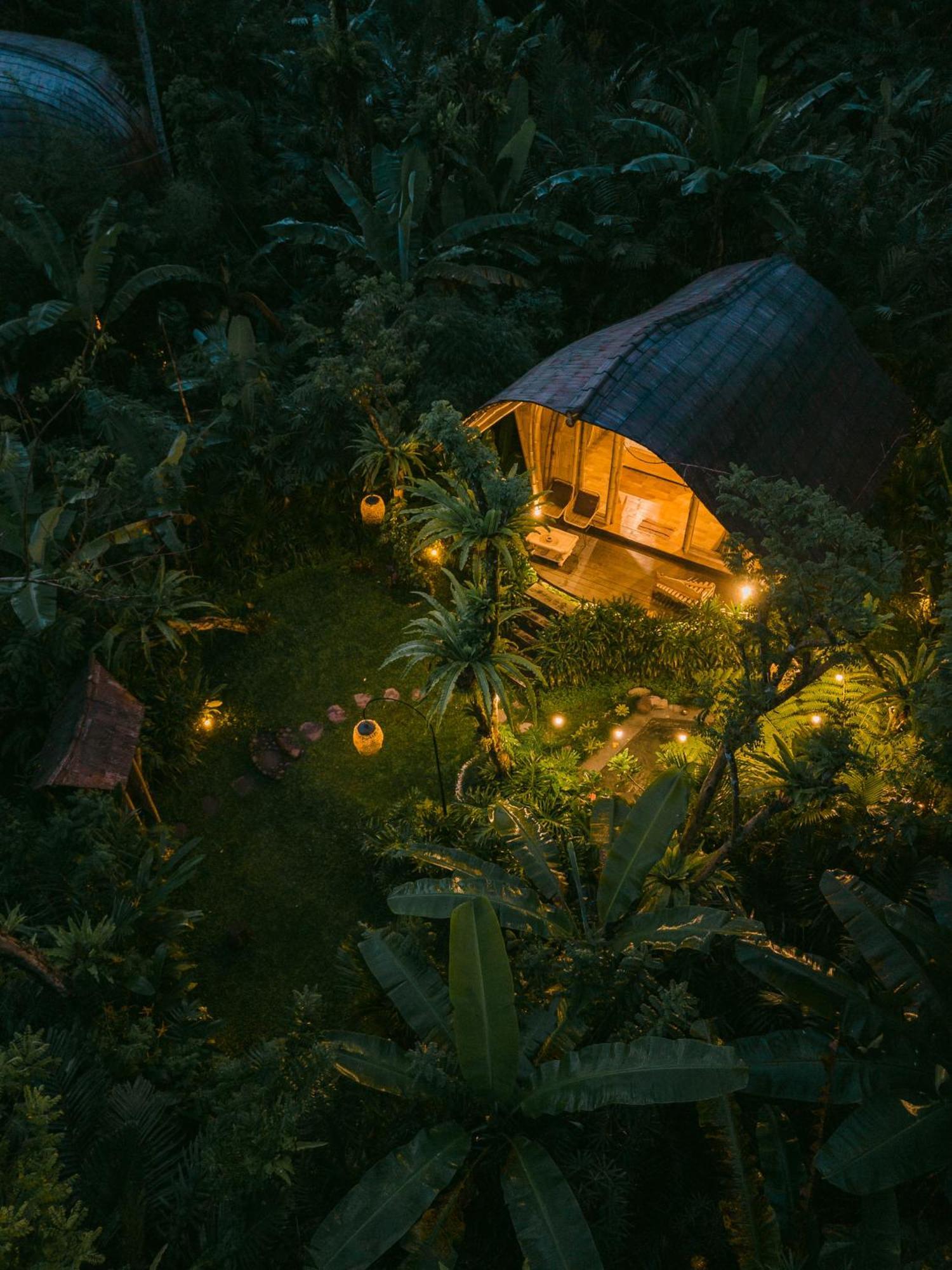 Вилла Arcada Bali Bamboo House Сидемен Экстерьер фото
