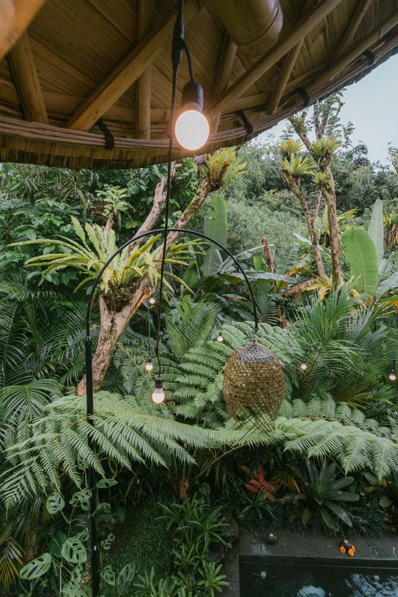 Вилла Arcada Bali Bamboo House Сидемен Экстерьер фото