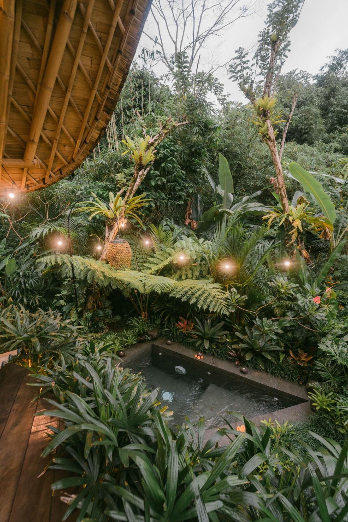 Вилла Arcada Bali Bamboo House Сидемен Экстерьер фото