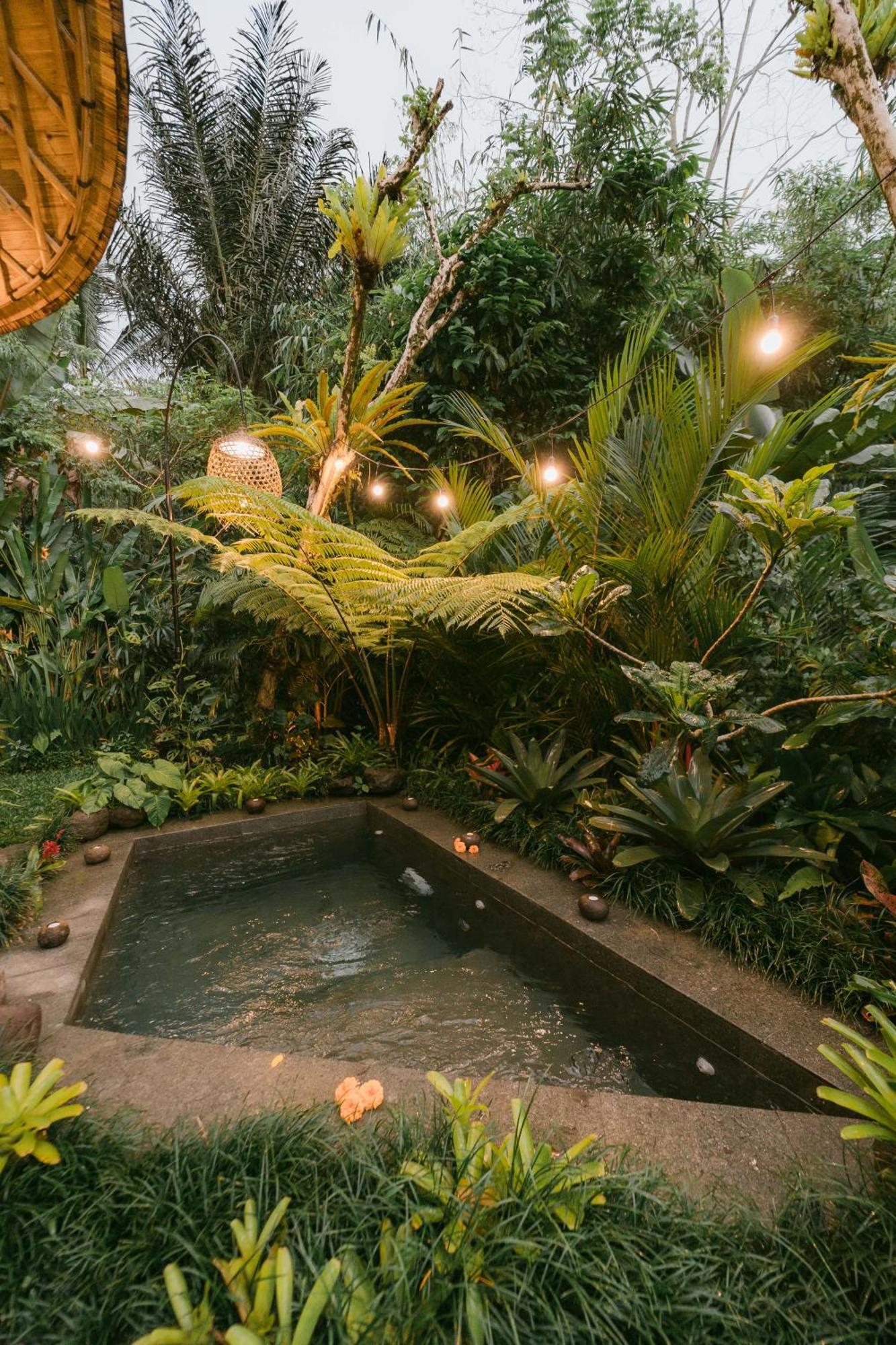 Вилла Arcada Bali Bamboo House Сидемен Экстерьер фото