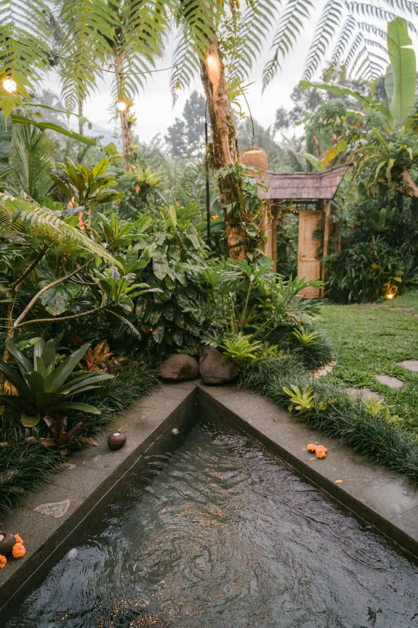Вилла Arcada Bali Bamboo House Сидемен Экстерьер фото