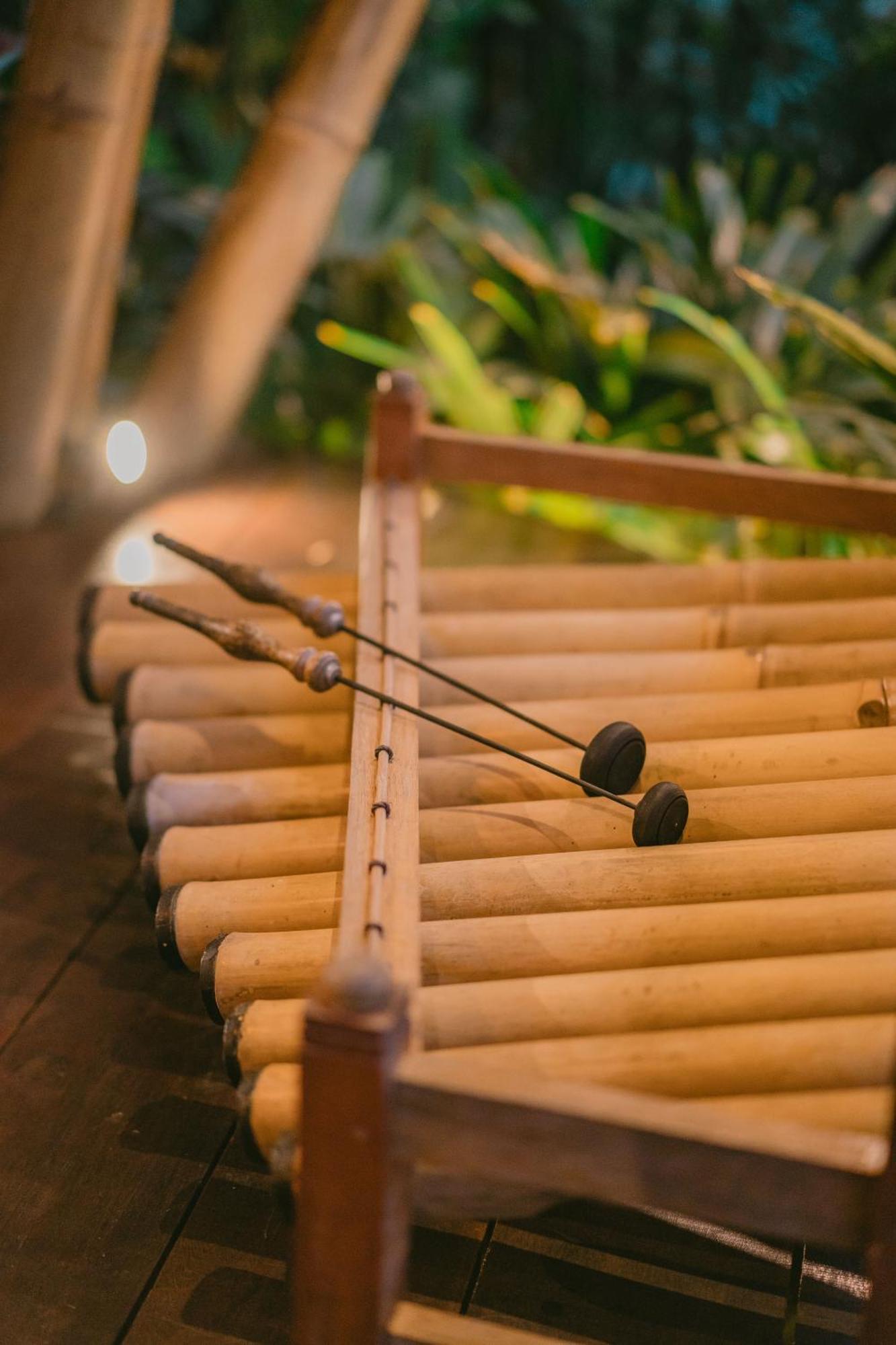 Вилла Arcada Bali Bamboo House Сидемен Экстерьер фото