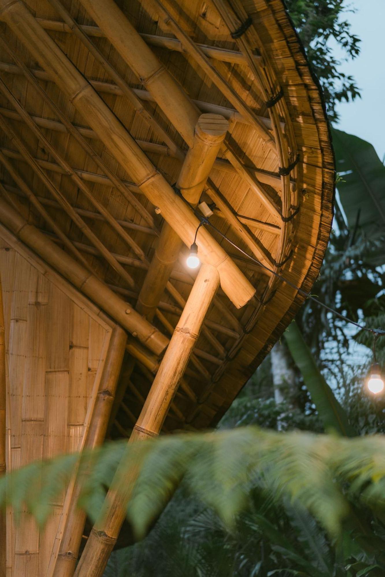 Вилла Arcada Bali Bamboo House Сидемен Экстерьер фото