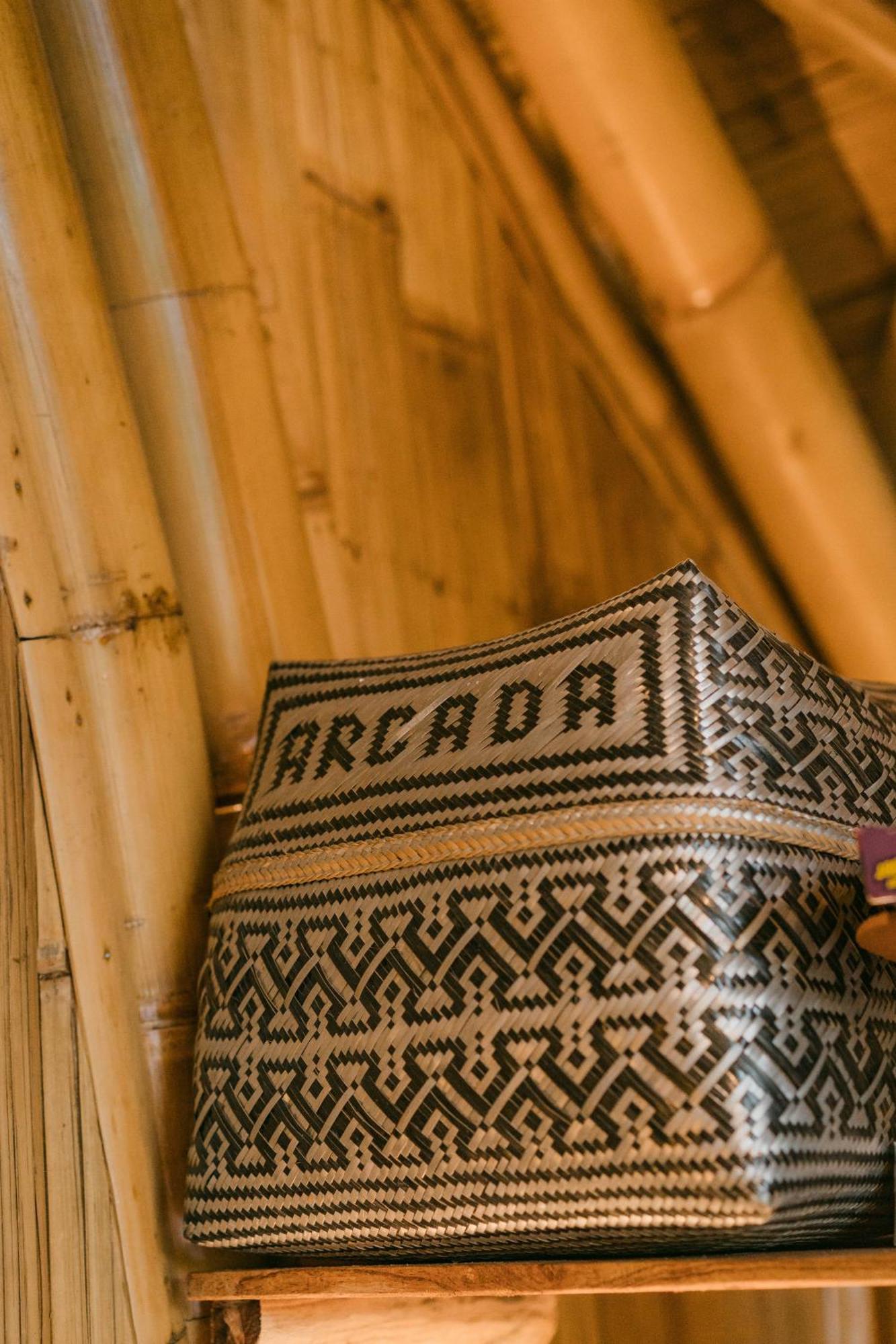 Вилла Arcada Bali Bamboo House Сидемен Экстерьер фото